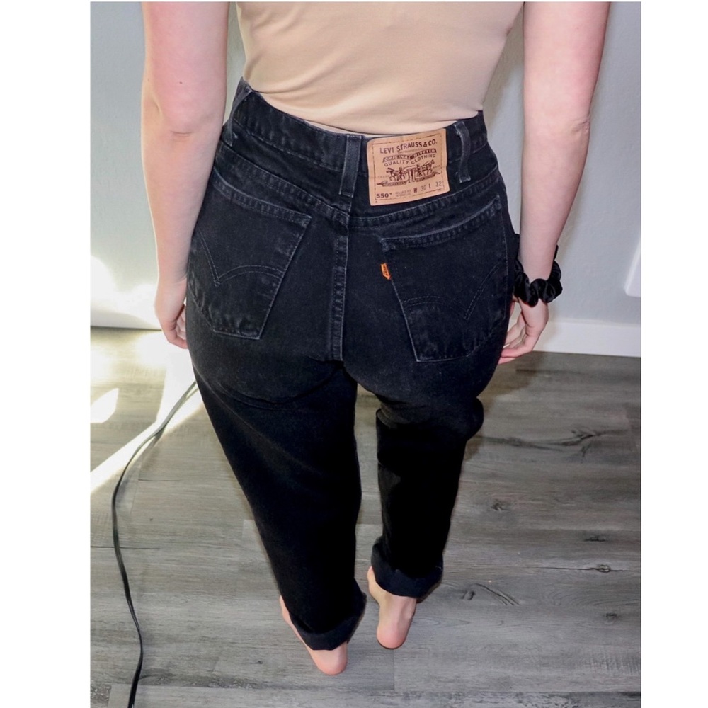 Black Vintage Levi’s 550 Jeans